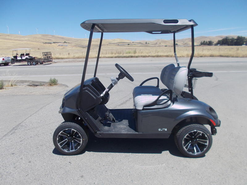 2023 E-Z-GO Express S2® ELiTE Lithium Metallic Charcoal - Image 2